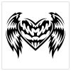 celtic heart wing tattoo